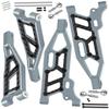 RCMYou Suspension A Arms Front Upper & Front Lower Upgrades Part for 1/8 Kraton/Outcast 6S BLX,Talion/Notorious 6S BLX,Aluminum Suspension A-Arm w/Pivot Balls Hops up,Titanium view 1
