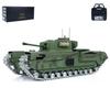 TOUCAN RC HOBBY US in Stock TD 1/16 RC Military Tank Churchill Mk.VII Metal Tracks Infrared Battle RTR Model