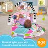 Fisher-Price Baby Activity Mat Glow and Grow Kick & Play Piano Gym with Portable Musical Toy, Floor Seat with Toys & Machine Washable Seat Pad view 3