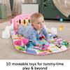 Fisher-Price Baby Activity Mat Glow and Grow Kick & Play Piano Gym with Portable Musical Toy, Floor Seat with Toys & Machine Washable Seat Pad view 4