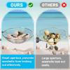Biggun 2 Pack Shark Tooth Sifter with Seashell Bags, 21.8in~34in Adjustable Sand Sifter & Beach Shovel, Beach Sand Toys for Kids Adults Picking Up Shells Girls Boys Gifts view 3