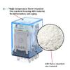 VUBBJCRS Relay 10PCS MY4NJ AC110V DC110V AC220V AC380 Coil 5A 4NO 4NC Power Relay DIN Rail 14 Pin time Relay with Socket Base (Size : AC220V) view 4
