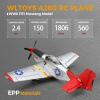 CKYSCHN WLtoys XK A280 RC Airplane, P51 Mustang 4 Channel RC Plane with Lights, 6G/3D Brushless RC Planes, 2.4G Remote Control Airplane, Hobby RC Planes Gifts for Adults view 2
