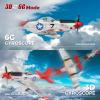 CKYSCHN WLtoys XK A280 RC Airplane, P51 Mustang 4 Channel RC Plane with Lights, 6G/3D Brushless RC Planes, 2.4G Remote Control Airplane, Hobby RC Planes Gifts for Adults view 4