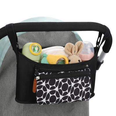Accmor Universal Stroller Organizer with Detachable Phone Bag, Stroller Bag Caddy Organizer Stroller Accessories for Uppababy, Baby Jogger, Nuna, Doona, Britax Strollers