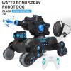 Dodoore RC Tank That Shoots, RC Stunt Car Shooting Water Bullets, Gesture Sensing Remote Control Tank with 360 Rotation, Spray, Light and Music, 2.4GHz 4WD RC Cars with 2 Batteries for Adults (Black) view 2