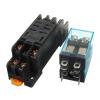 VUBBJCRS Relay 10Pcs 12V 24V DC 110V 220V AC Coil Power Relay LY2NJ DPDT 8 Pin HH62P JQX-13F with Socket Base OK (Size : Ac220v) view 1