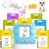 Spanish & English Talking Flash Cards for Toddler, Bilingual Flash Cards Learning Montessori Toys with 224 Sight Words, Speech Therapy Toys for Children Sensory Preschool Education view 1