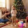 Karaoke Machine, Portable Speaker with Microphones, Birthday Family Party Gifts Toys for Kids Girls Boys 3 4 5 Year Old view 2