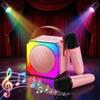 Karaoke Machine, Portable Speaker with Microphones, Birthday Family Party Gifts Toys for Kids Girls Boys 3 4 5 Year Old view 4