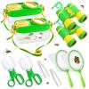 2Sets Bug Catcher for Kids - Sturdy Bugs Catching Kit Gifts with Binoculars Butterfly Net Collector Insect Catcher Tweezer, Bug Habitat Outdoor Explorer Kit for 3 4 5 6 7 8 Children view 1