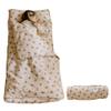 Bloomere Organic Toddler Nap Mat  100% Cotton Kids Washable Sleeping Mat & Detachable Pillow  Sleeping Bag with Soft 1.5 Pad  Ideal Nap Mat for Daycare, Preschool, & Sleepovers (Brown Teddy) view 1