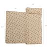 Bloomere Organic Toddler Nap Mat  100% Cotton Kids Washable Sleeping Mat & Detachable Pillow  Sleeping Bag with Soft 1.5 Pad  Ideal Nap Mat for Daycare, Preschool, & Sleepovers (Brown Teddy) view 3