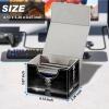 Mxfdegf Card Deck Box for MTG Cards,100+ Single Sleeved Cards Trading Card Deck Case,Strong Magnet Magic Gathering Deck Box,PU Leather Trading Card Storage Box for TCG,CCG,MTG Cards,Full Moon Change view 2