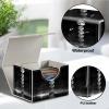 Mxfdegf Card Deck Box for MTG Cards,100+ Single Sleeved Cards Trading Card Deck Case,Strong Magnet Magic Gathering Deck Box,PU Leather Trading Card Storage Box for TCG,CCG,MTG Cards,Full Moon Change view 3