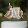 One Lucky Mallard Duck Cake Topper,Mallard 1st Birthday Decoration,Little Duck Hunter Party Decor,Mallard Duck Birthday Party Supplies,Duck Hunting Theme,Lucky Baby Shower Cake Tooper view 2