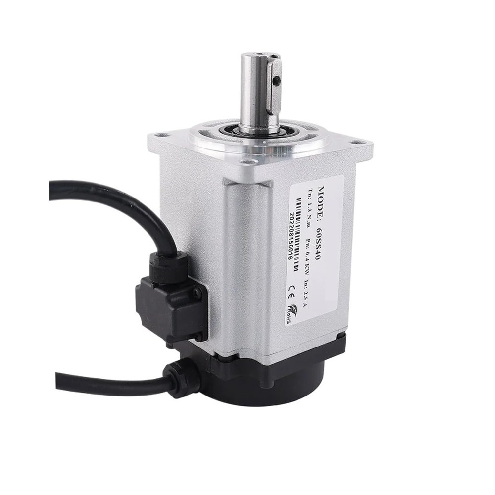 FUNTLY 1PCS 400W Servo Motor 2.5A 1.3N.m 60SS40 Shaft Diameter 14mm 3000rpm Milling Machine Equipment Accessories 60 Servo Motor
