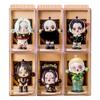 6Pcs Acrylic Display Case for Minifigures,Clear Display Box with ID Card Slot ,Dustproof Display Cabinet Box for Minifig and Action Figures,Collectibles ,Crystals,Rock,Mini Toys(Pink) view 1