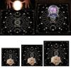 50x50/60x60/75x75cm Tarot Tablecloth Mat Geometric Divinations Table Cloth Board Game Oracles Card Pad Rune Support Mat Board Game Table Cloth Divinations Tablecloth Astrology Mat Tarot Card Mat view 3