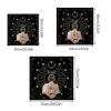 50x50/60x60/75x75cm Tarot Tablecloth Mat Geometric Divinations Table Cloth Board Game Oracles Card Pad Rune Support Mat Board Game Table Cloth Divinations Tablecloth Astrology Mat Tarot Card Mat view 4