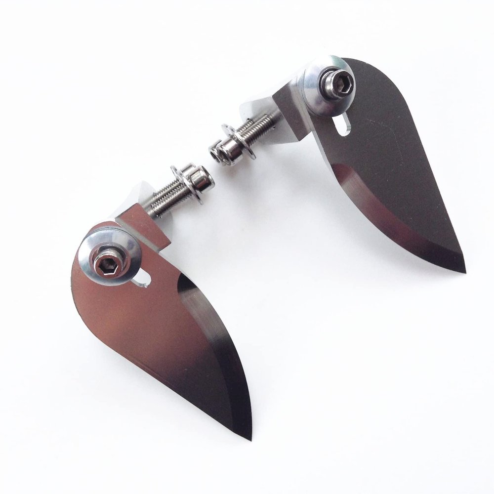 55 * 21mm RC Model Boat Water Knife Turn Fins for 60-75cm Electric/Remote Control Boats Feilun