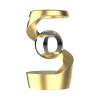 Adult Fidget Toys, Gravity Defying Kinetic Desk Toy, Metal Silent ADHD Fidget Toy for Adult, Fidget Spinner Toys for Office Desk(Gold-Silver Ball) view 1