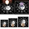 50x50/60x60/75x75cm Tarot Tablecloth Mat Geometric Divinations Table Cloth Board Game Oracles Card Pad Rune Support Mat Divinations Mat Astrology Tablecloth Board Game Table Cloth Tarot Card Mat view 3