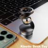 Fidget Toys Adult, Gravity Defying Kinetic Desk Toy, Metal ADHD Silent Fidget Toy Spinner, Balance Desk Toys for Office for Adults, Party Favors, Birthday (Gray-Rose Gold Ball) view 2