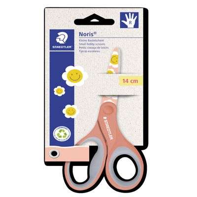 STAEDTLER Noris 965 14P BK 965 Craft Scissors, Cardboard Card with 1 Scissors, 4 Assorted Colours