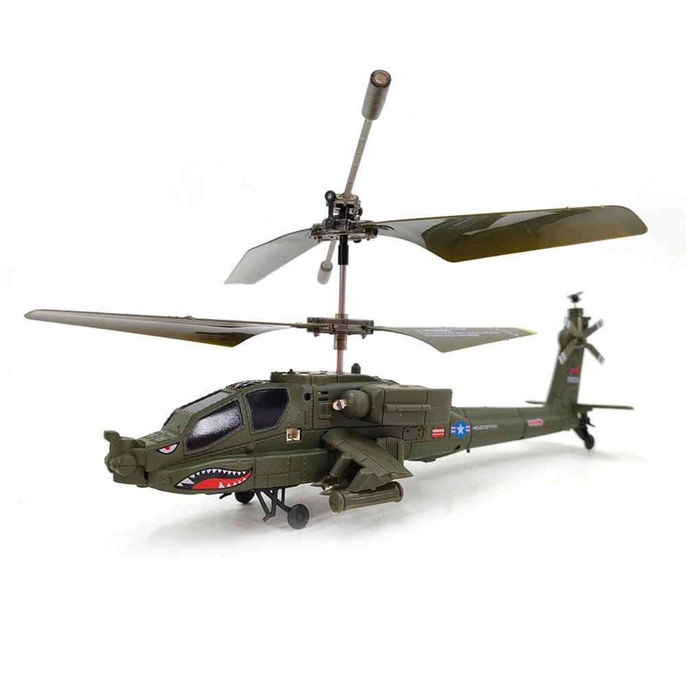 URMODELAND S109H RC Helicopter for Adults, RC Copter 2.4G 3CH Dual-Prop Gyro Stabilized RC Airplane Aircraft Model, One Key Take Off/Landing RC Flying Plane with Bright Night Navigation Lights- RTF
