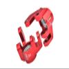 Aluminum 7075 Alloy Front Spindles (Larger Inner Bearings) for Tekno 1/10 MT410 2.0 4X4 Pro Monster Truck-TKR9501 / SCT410 2.0 4X4 Short Course Truck Kit-TKR9500 Upgrades - Red view 1