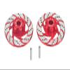 Aluminum 7075 +3mm Front Or Rear Hex With Brake Disk With Silver Lining For Traxxas 1:7 Unlimited Desert Racer UDR Pro-Scale 4X4 85076-4 85086-4 Upgrades - Red view 1