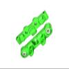 Aluminum 7075 Alloy Rear Hinge Pin Brace Set for Tekno 1/10 MT410 2.0 4X4 Pro Monster Truck-TKR9501 / SCT410 2.0 4X4 Short Course Truck Kit-TKR9500 Upgrades - Green view 1