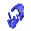Aluminum 7075 Alloy Front Spindles (Larger Inner Bearings) for Tekno 1/10 MT410 2.0 4X4 Pro Monster Truck-TKR9501 / SCT410 2.0 4X4 Short Course Truck Kit-TKR9500 Upgrades - Blue view 1