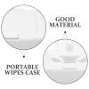 ABOOFAN Baby Wipes Dispenser Wipe Holder Refillable Wipe Container Reusable Wipes Case for Bathroom, Home, Office, Cars view 3