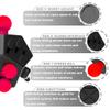 4 PCS Dodecagon Fidget Toys Set-12 Side Fidget Toy Cube,Relieves Stress Anxiety Fidget Toys for Kids and Adults with Add,ADHD, Autism or Anxiety view 3