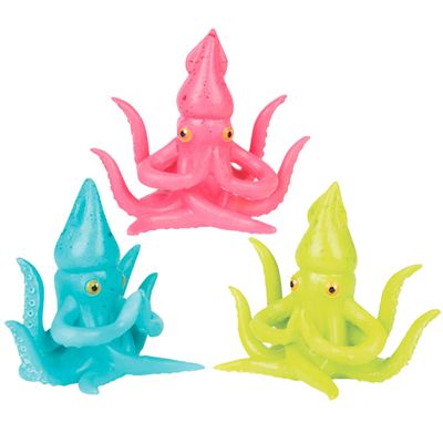 Accoutrements Archie McPhee Whimsical Wonder: Meditating Squid 3-Pack - Novelty Gag Gift for Zen Laughs and Inner Peace