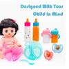 Baby Doll Accessories Magic Bottle set Magic Disappearing Milk Juice Bottles Sippy Cups with Pacifiers Bowl Spoons, Doll Bottle Toys Feeding Pretend Playset for Kids Girls Ages 3+ (Middle set(12pcs)) view 4