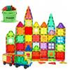 Dopyye Magnetic Building Tiles for Kids, 100 PCS Magnetic Blocks with Storage Bag, Magnet Tiles STEM Educational Stacking Toys Gift for Toddler Ages 3 4 5 6 7 8 9 view 1