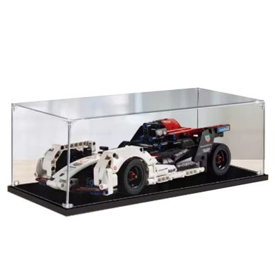 Acrylic Display CaseTransparent Acrylic Box for Lego42137 Racing Acrylic Display Box, Dustproof Showcase (Model Not Included) (3mm)
