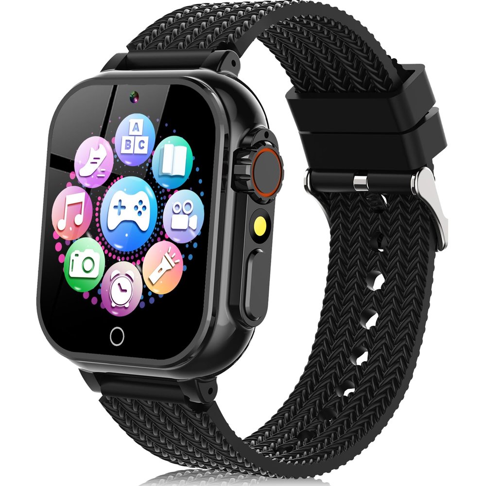 BEIARA Kids Smart Watch for Girls with 32 Games Audiobook Learn Card HD Touchscreen Camera Music Player Pedometer Educational Toys Birthday Gift for Kids Girls Ages 4-12 Kids Smartwatch