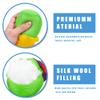Youngchy 6 Pcs Throw and Catch Ball with Rainbow Tail, Soft Rainbow Play Ball, Sports Comet Balls Playground Toys Bulk for Indoor Outdoor Games Activities Throwing School,Playground Ball, 25 inch view 3