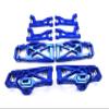 KEBEILEE CNC Alu Front&Rear Upper&Lower Arms kit for TRAXXAS 1/8 MAXX Slash 8pcs (Blue) view 1