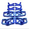 KEBEILEE CNC Alu Front&Rear Upper&Lower Arms kit for TRAXXAS 1/8 MAXX Slash 8pcs (Blue) view 2