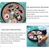 FJYAWEN Floating Pool Tray Round Floating Table Bar Float Lounge Refreshment Swimming Pool Floats for Food Drinks,A-80cm view 2