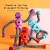 36PCS Telescopic Suction Cup Robot Toy,pop Tubes,Toys for Kids,Toddler Travel Toys,Toddler Sensory Toys,figette Toys,Fidget Toys for Kids,Treasure Box prizes,Small Toys for Kids prizes view 3