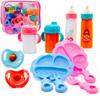 Baby Doll Accessories Magic Bottle set Magic Disappearing Milk Juice Bottles Sippy Cups with Pacifiers Bowl Spoons, Doll Bottle Toys Feeding Pretend Playset for Kids Girls Ages 3+ (Small set(10pcs)) view 2
