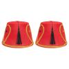 Aislor 2Pcs Egyptian Hat Red Fez Hat Tassel Turkish Hat Moroccan Hat Bellhop Cap for Halloween Cosplay Costume Red One Size view 1