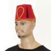 Aislor 2Pcs Egyptian Hat Red Fez Hat Tassel Turkish Hat Moroccan Hat Bellhop Cap for Halloween Cosplay Costume Red One Size view 3