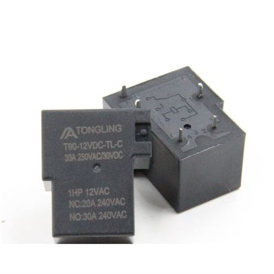 VUBBJCRS 2P T90 Relay 12V Coil JQX-15F 5-pin 30A Conversion Type SLA-12VDC-SL-C (Size : 5VDC)